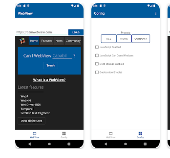 CanIWebView Android screenshot